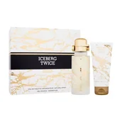 Zestawy perfum damskich - Iceberg Twice Gold Zestaw woda toaletowa 125 ml + żel pod prysznic 100 ml - miniaturka - grafika 1
