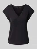 Koszulki i topy damskie - T-shirt o kroju relaxed fit z mieszanki modalu model ‘FREE LIFE’ - miniaturka - grafika 1