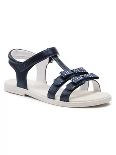 Geox Sandały J S.Karly G. G J1535G 000NF C4002 D Granatowy - Buty dla dziewczynek - miniaturka - grafika 1