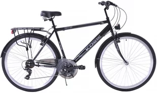 Rower trekkingowy męski 28 Kozbike DENVER (21") czarny 21-speed - Rowery - miniaturka - grafika 1
