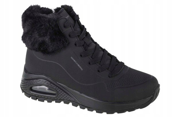 SKECHERS FALL AIR DAMSKIE BOTKI CZARNE Z ZAMKIEM WYSOKIE 41 16DA