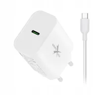 Ładowarki do telefonów - Ładowarka sieciowa USB Typ-C + kabel USB Typ-C - PD - 25W - miniaturka - grafika 1