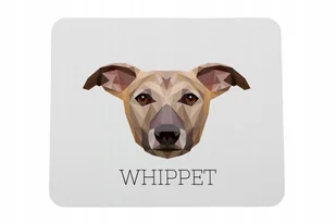 Whippet geometryczny Podkładka pod mysz myszkę - Podkładki pod mysz - miniaturka - grafika 1