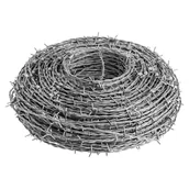 Akcesoria do ogrodzeń - ARCELORMITTAL Drut kolczasty 100 m x 1.7 mm ocynk Scorpio - miniaturka - grafika 1