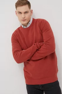 Swetry męskie - Wrangler sweter męski kolor czerwony lekki S;M;L;XL;XXL;XXL - grafika 1