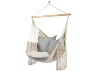 Fotele ogrodowe wiszące - Koala Fotel hamakowy boho ecru HC10-C 05907564665216 - miniaturka - grafika 1