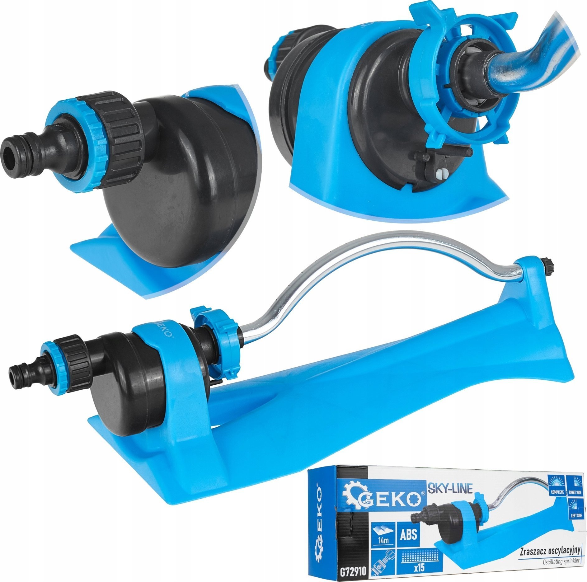 Zraszacz oscylacyjny regulowany 15 otworów SKY-LINE 12