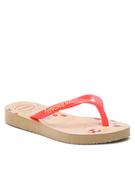 Buty dla dziewczynek - Havaianas Japonki Sl Hello Kitty 41457480570 Czerwony - miniaturka - grafika 1