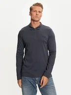 Koszulki męskie - Calvin Klein Polo K10K113586 Niebieski Slim Fit - miniaturka - grafika 1