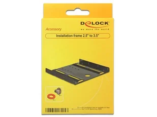 Delock RAMKA INSTALACYJNA DO NAPĘDU HDD, SSD 2.5 W KIESZENI 3.5 - Akcesoria do serwerów - miniaturka - grafika 7