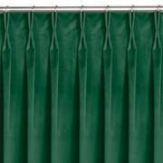 Zasłony - Zasłona VILA kolor butelkowa zieleń styl klasyczny flex 9,5 cm z podwójną zakładką velvet 530x300 homede - CURT/HOM/VILA/VELVET/ - miniaturka - grafika 1