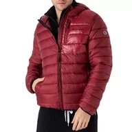 Kurtki i kamizelki sportowe męskie - Kurtka Champion Padded Lightweight 219184-RS505 - czerwona - miniaturka - grafika 1