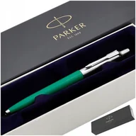 Długopisy - DŁUGOPIS PARKER JOTTER ZIELONY + ELEGANCKIE PUDEŁKO NA PREZENT - miniaturka - grafika 1