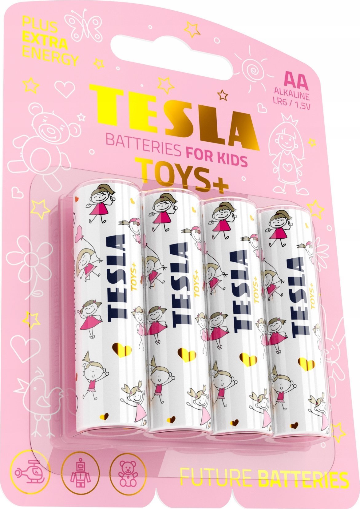Tesla TESLA bateria alkaliczna R6 AA TOYS+ GIRL [4x120] 4 szt