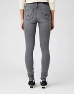 Spodnie damskie - WRANGLER HIGH RISE SKINNY VINTAGE GREY W27HDH41N 24/32 - miniaturka - grafika 1