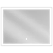 Lustra - Mexen Navia lustro łazienkowe podświetlane 80 x 60 cm, LED 6000K, antypara - miniaturka - grafika 1