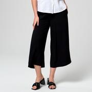 Spodnie damskie - Sinsay - Spodnie loose high waist - Czarny - miniaturka - grafika 1
