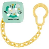 Akcesoria do smoczków - Łańcuszek do smoczka CANPOL BABIES Toys 2/438 Zielono-żółty - miniaturka - grafika 1