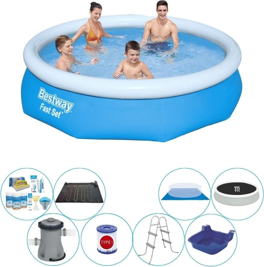 Bestway Fast Set 305x76 cm Rund - oferta kombinacji basenowych