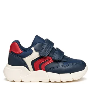 Sneakersy Geox B Flexyper Mini B566GD 054FU C0735 M Granatowy - Buty dla chłopców - miniaturka - grafika 1