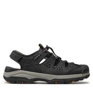 Sandały męskie - Sandały Skechers Tresmen-Menard 205113/BLK Black - miniaturka - grafika 1