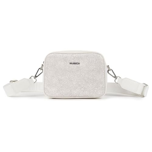 MUNICH Block Fun FW25 Crossbody Camera C/Biały, Torby i plecaki damskie, biała