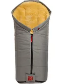 Akcesoria do wózków - Kaiser Naturfellprodukte Śpiworek wełniany "Iglu" w kolorze jasnoszarym - 93 x 45 cm - miniaturka - grafika 1