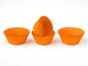 Papilotki do babeczek pomarańczowe - 50 szt. - Ciasta i półprodukty do ciast - miniaturka - grafika 1