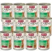 Mokra karma dla kotów - ANIMONDA Carny Kitten smak: wołowina, kurczak i królik 12x400g - miniaturka - grafika 1