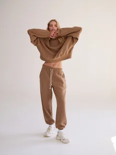 JOGGERY RUBY CAMEL - MADE BY US - Spodnie damskie - miniaturka - grafika 1
