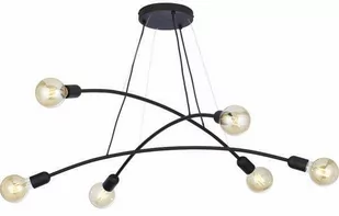 TK Lighting Nowoczesna lampa wisząca HELIX 2726 czarna TK2726 - Lampy sufitowe - miniaturka - grafika 1