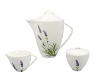 Dzbanki i imbryki - 3-częściowy zestaw Lawenda (imbryk 1600 ml, dzbanek na mleko 150 ml, dzbanek na cukier 150 ml) - miniaturka - grafika 1