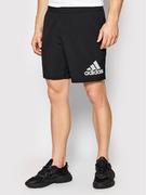 Spodnie sportowe męskie - Adidas Szorty sportowe Run It H59883 Czarny Regular Fit - miniaturka - grafika 1
