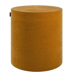 Dekoria Puf Barrel miodowy 40 wys 40 cm Velvet 1224-704-23 - Pufy i podnóżki - miniaturka - grafika 1