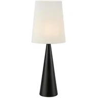 Lampy stojące - Lampa stołowa Conus 108597 Markslojd nowoczesna abażur biały czarny - miniaturka - grafika 1