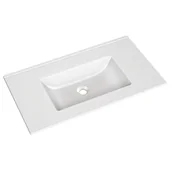 Umywalki - Umywalka konglomeratowa Esse XL White 81 x 46 Axis - miniaturka - grafika 1