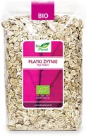 Zdrowa żywność - Bio Planet PŁATKI ŻYTNIE BIO 600 g - miniaturka - grafika 1