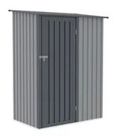Altany ogrodowe - Szopa narzędziowa KENT 143x89cm Light Grey, stalowa, wentylowana, kompaktowy magazyn na narzędzia i akcesoria ogrodowe Hardmaister - miniaturka - grafika 1