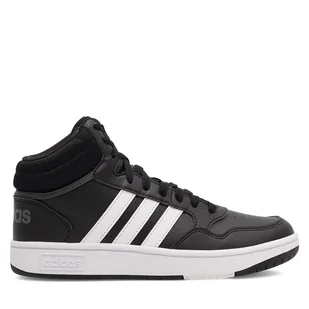 Sneakersy adidas HOOPS MID 3.0 K GW0402 Czarny - Buty dla chłopców - miniaturka - grafika 1