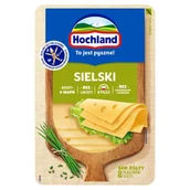 Sery - Hochland Ser żółty sielski w plastrach 135 g - miniaturka - grafika 1