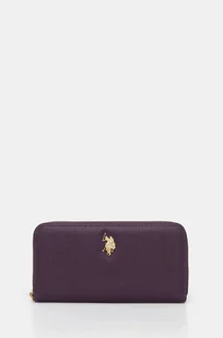 U.S. Polo Assn. portfel Jones damski kolor fioletowy BIUJE8381WVP - Portfele - miniaturka - grafika 1