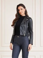 Kurtki damskie - Guess Kurtka przejściowa 164713 Czarny Classic Fit - miniaturka - grafika 1