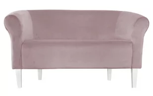 Sofa Milo MG55 szary róż nogi 20 białe - Sofy i kanapy - miniaturka - grafika 1