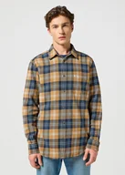 Koszule męskie - Męska koszula Wrangler 1 PKT SHIRT XXL - miniaturka - grafika 1