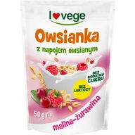 Batony proteinowe - Sante Lovege Owsianka Z Napojem Owsianym 50G Raspberry Cranberries - miniaturka - grafika 1