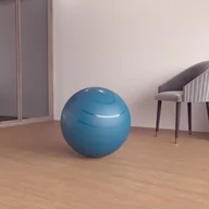Piłki do ćwiczeń - Piłka fitness Nyamba rozmiar 1 / 55 cm - miniaturka - grafika 1