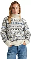 Swetry damskie - Pepe Jeans Damski sweter z golfem Elsa, Wielobarwny (Multi), L - miniaturka - grafika 1