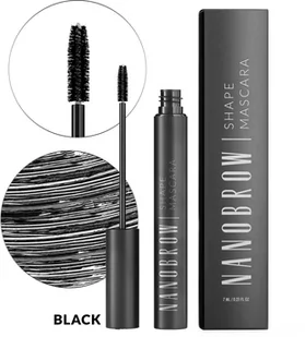 Nanobrow Shape Mascara Black - Akcesoria i kosmetyki do stylizacji brwi - miniaturka - grafika 2