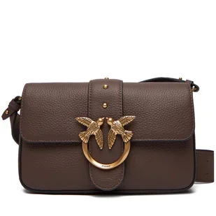 Torebka PINKO Love One Mini Slouchy Fl Al 25-26 104340 A2OX Bordowy - Torebki damskie - miniaturka - grafika 1