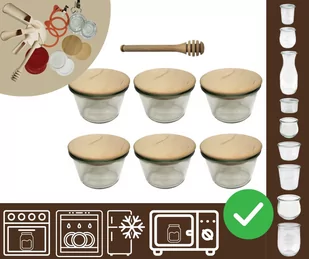 Słoiki WECK 6szt/ drewniane wieko, nabierak słoik 370ml MOLD / Wamar-Sosenka - Pojemniki kuchenne Słoiki WECK 6szt/ drewniane wieko, nabierak słoik 370ml MOLD / Wamar-Sosenka - Pojemniki kuchenne - miniaturka - grafika 1